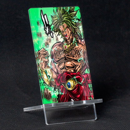 Suporte para celular Dragon Ball Broly, feito de metacrilato