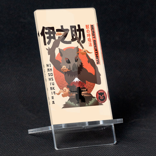 Kimetsu no Yaiba Inosuke Hashibira Mobile Stand, methacrylate