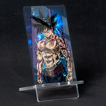 Suporte para celular Dragon Ball Goku, feito de metacrilato