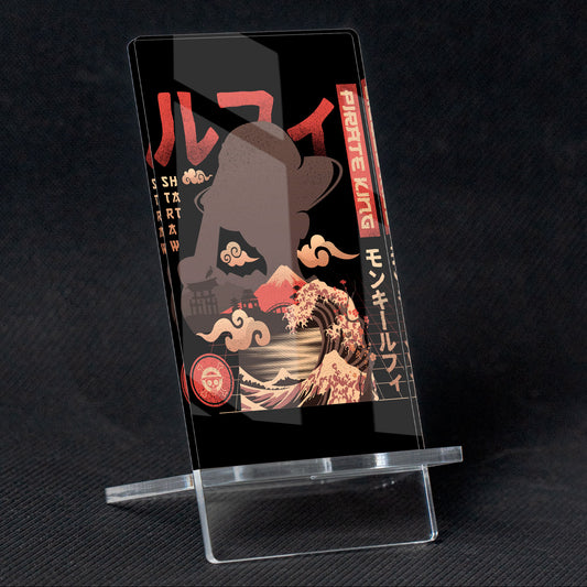 One piece Luffy "Pirate King" Mobile Holder, methacrylate