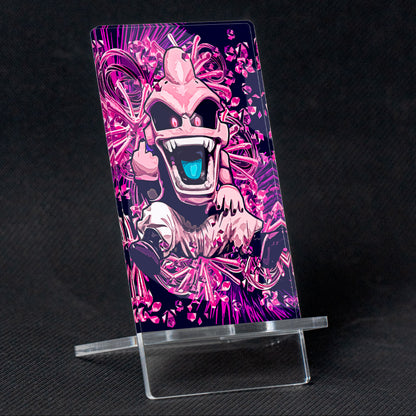 Suporte para celular Dragon Ball Kidbuu, feito de metacrilato