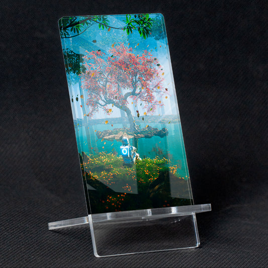 Landscape Mobile Phone Holder "Hope", methacrylate