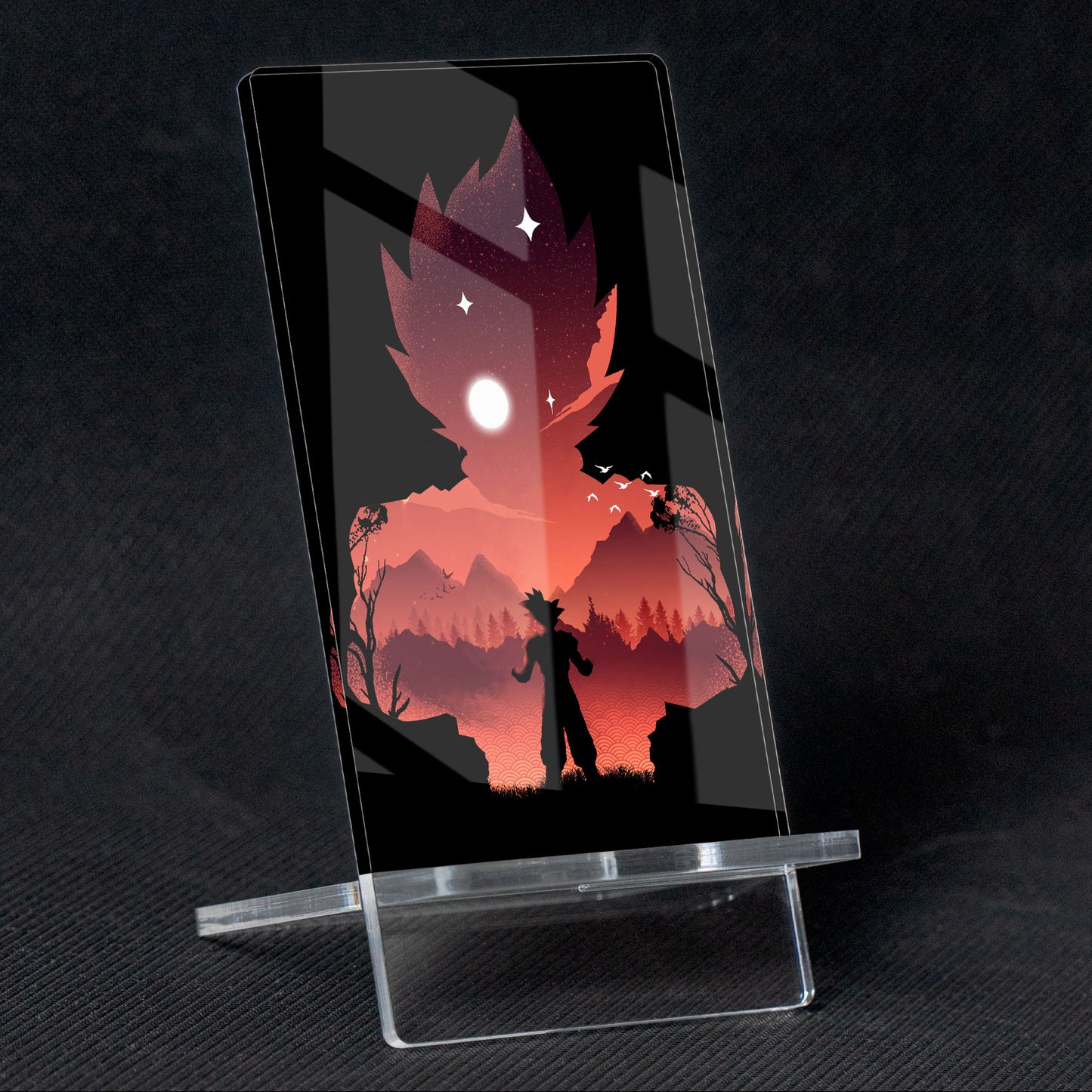 Dragon Ball Goku Phone Holder, methacrylate