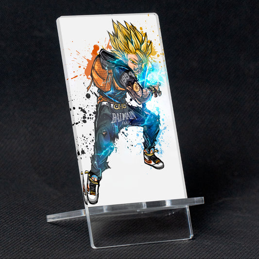 Dragon Ball SS2 Goku Phone Holder, methacrylate