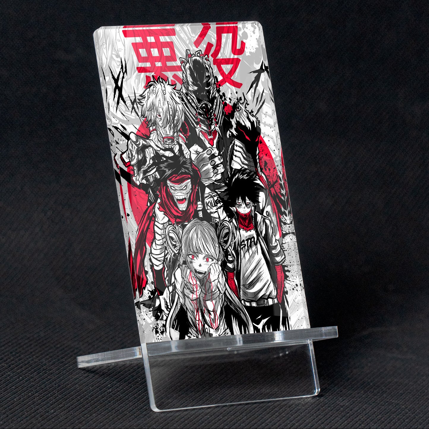 My Hero Academy Myh Villans Mobile Holder, methacrylate