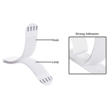 Additional adhesive strips (4 pairs)