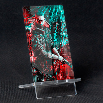 Cyberpunk "2077 vector" Mobile Holder, methacrylate