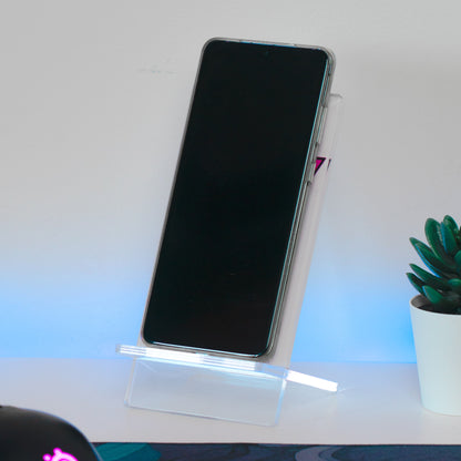 Suporte para celular Jem e os hologramas, feito de metacrilato